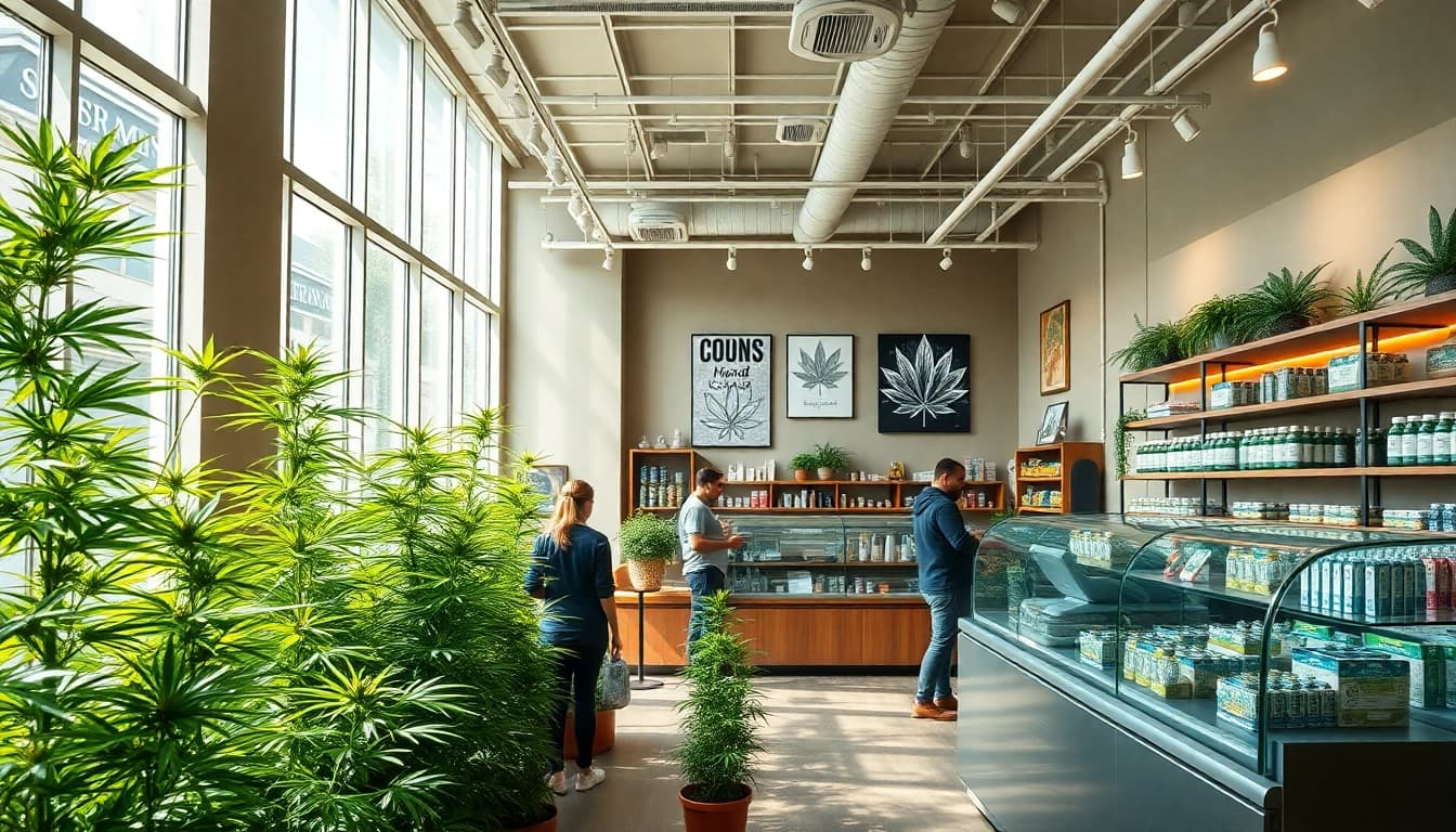 Visit top Weed Store to experience a vibrant and welcoming cannabis shopping atmosphere.