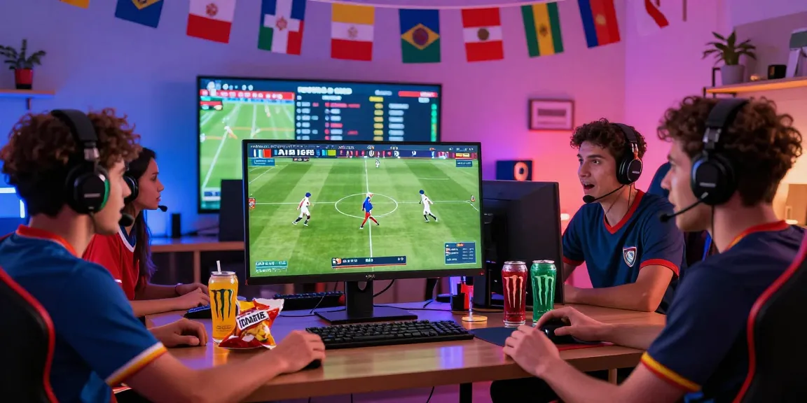 Intense online gaming session during the World Cup, where fans can 閱讀更多 about betting strategies and player insights.