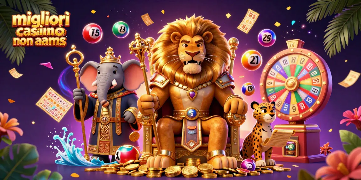 Scopri l'emozione nei migliori casinò online non aams con elementi di gioco vivaci e personaggi regali.