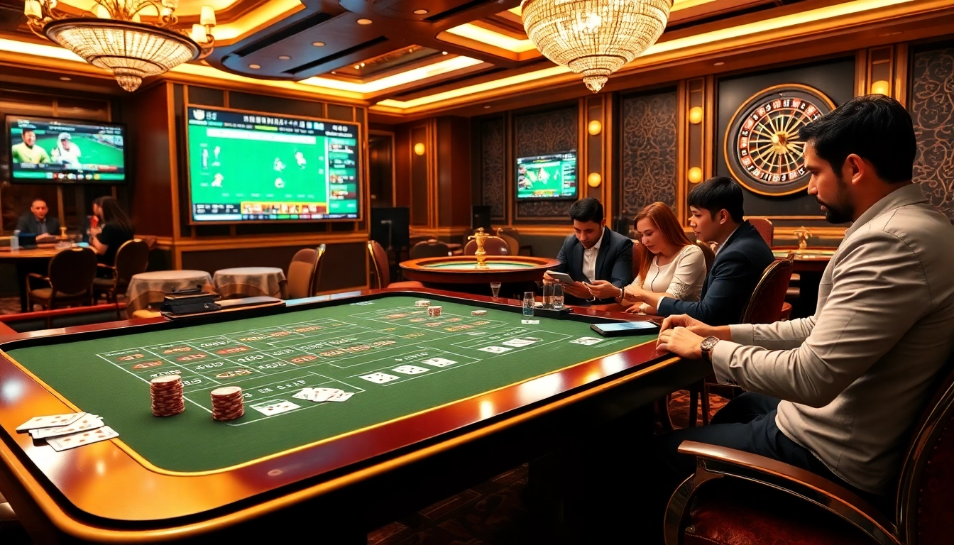 Experience the excitement of betting with llink alternatif sbobet on a stylish casino table.