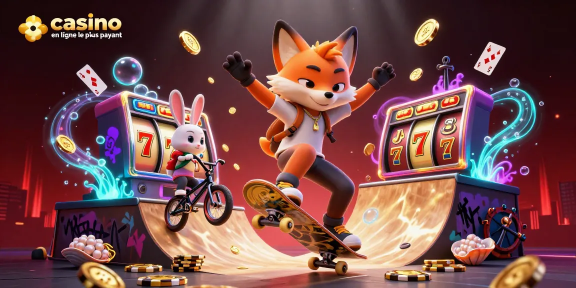Visualiser les jeux au casino en ligne le plus payant avec des personnages animés et des éléments de jeu.