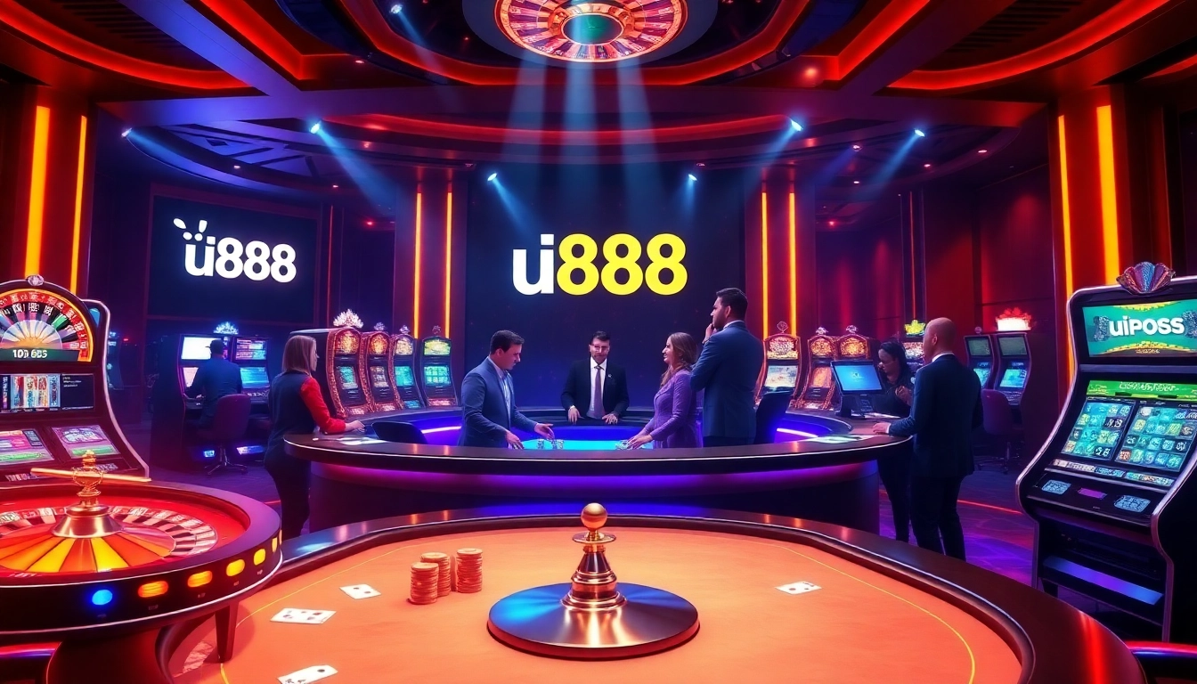 Experience the excitement of u888 with vibrant casino games and professional dealers.