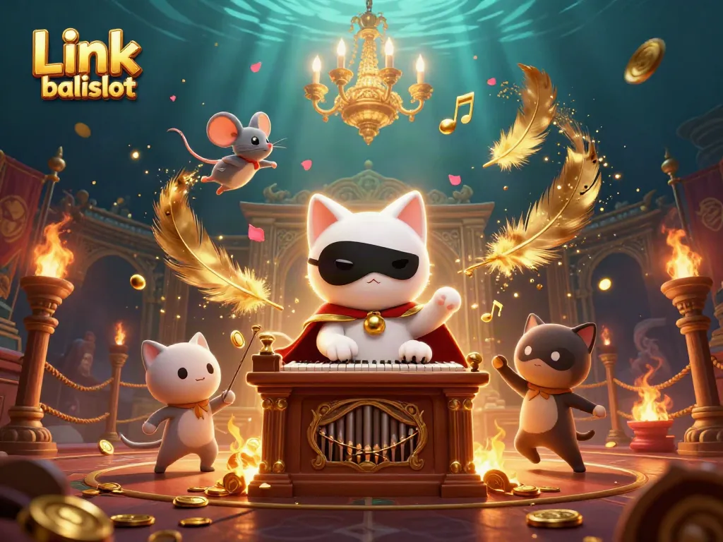Join the excitement with Link balislot while exploring a vibrant casino scene featuring dynamic characters and gaming elements.