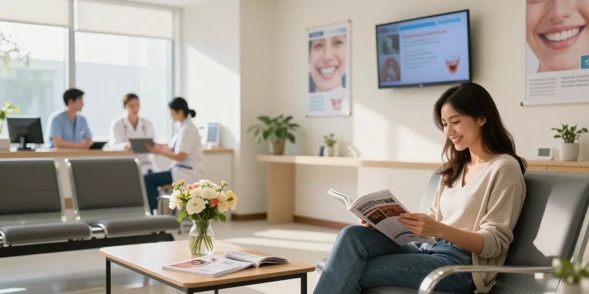 Visit your dentist in a welcoming clinic setting to enhance your smile.