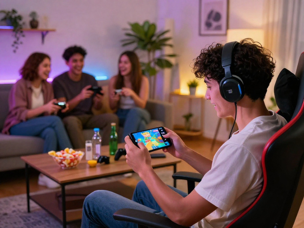 Energetic gaming scene gamit ang bd188 sa masaya at komportableng kapaligiran.