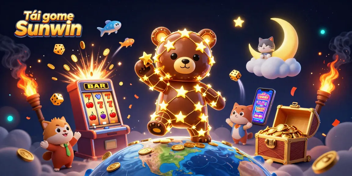 Experience the excitement of Tải game Sunwin with vibrant casino elements and enchanting characters.