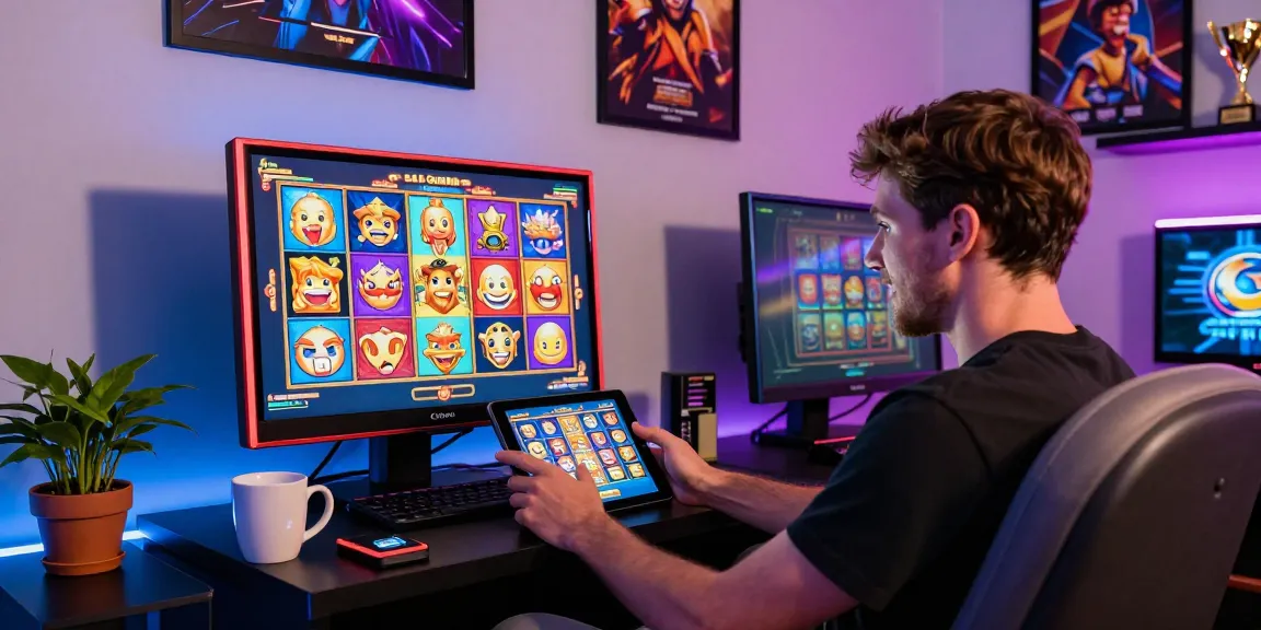 Engaging in slot deposit 1k gaming with vibrant graphics and cozy atmosphere