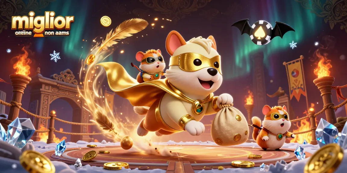 Gioca con i migliori casinò non AAMS: supereroi e monete d'oro in un'illustrazione avvincente.