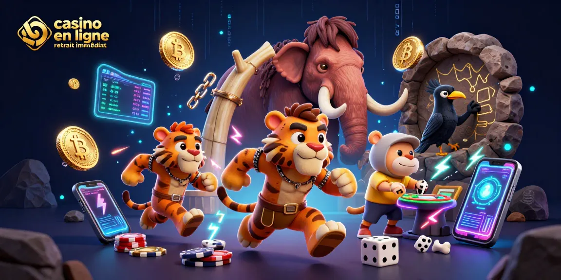 Retirez vos gains rapidement avec casino en ligne retrait immédiat, illustrant un jeu dynamique.