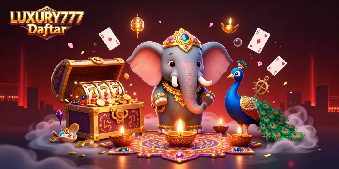 LUXURY777 Daftar merayakan keberuntungan dengan visual mengesankan dan simbol permainan slot yang menarik.