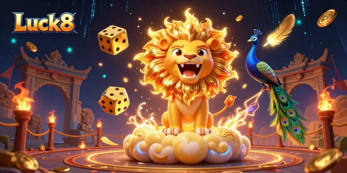 Experience thrilling moments at Luck8 with captivating gambling scenes and energetic characters.