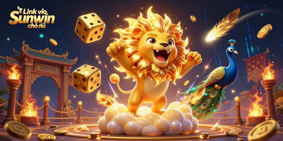 Engage with the excitement at Link vào Sunwin chính thức featuring a vibrant 3D gambling scene.