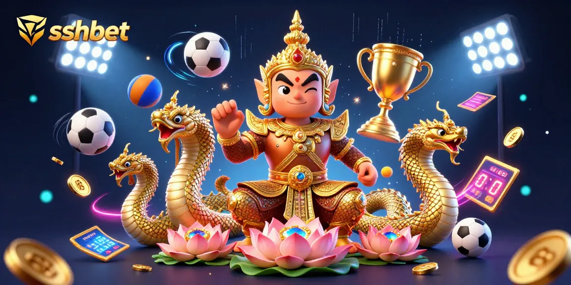 Experience thrilling gameplay with sshbet's vibrant casino scene featuring cartoon guardians and dynamic sports elements.