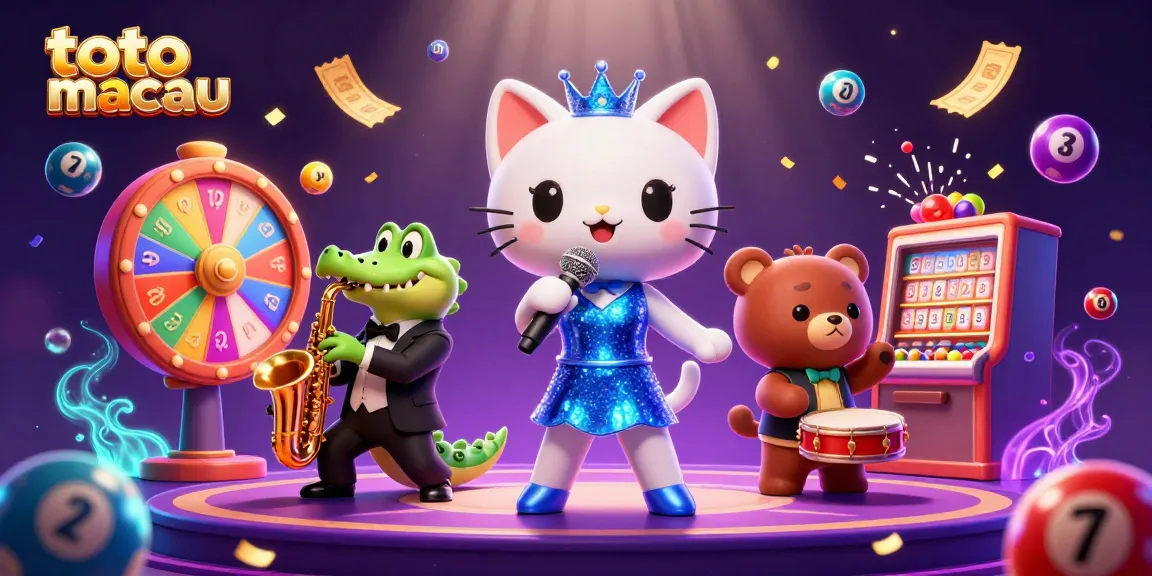 Experience thrilling action in toto macau with vibrant casino characters and lively game elements.