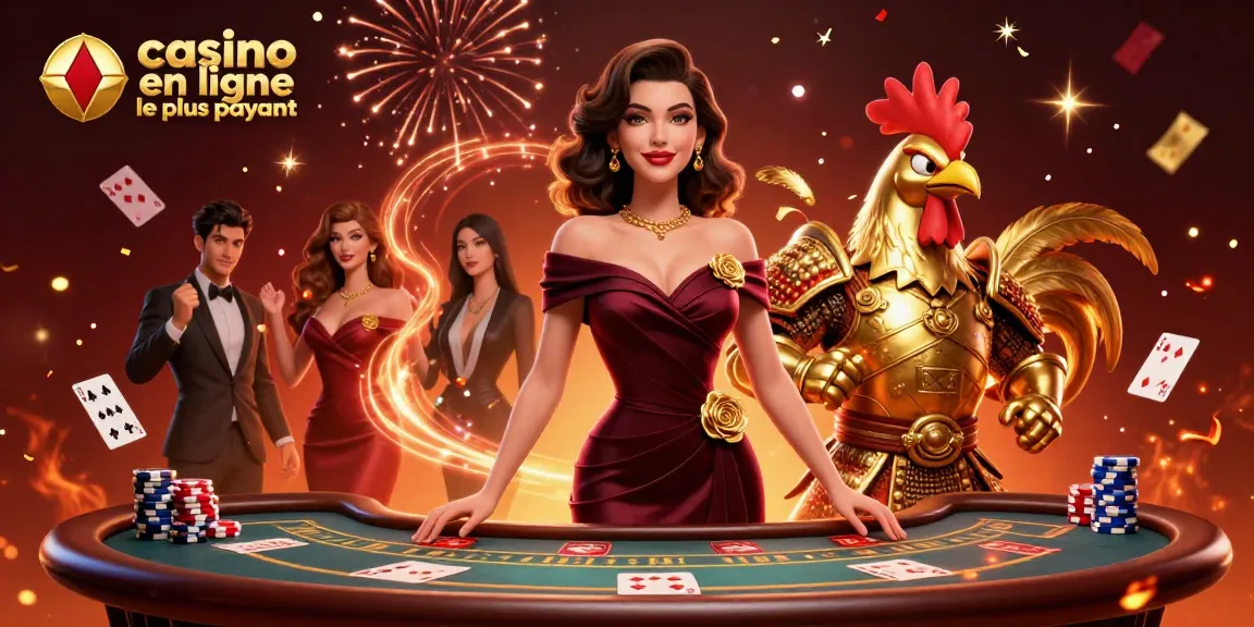 Vivez l'excitation du casino en ligne le plus payant avec des personnages dynamiques et des éléments de jeu vibrants.