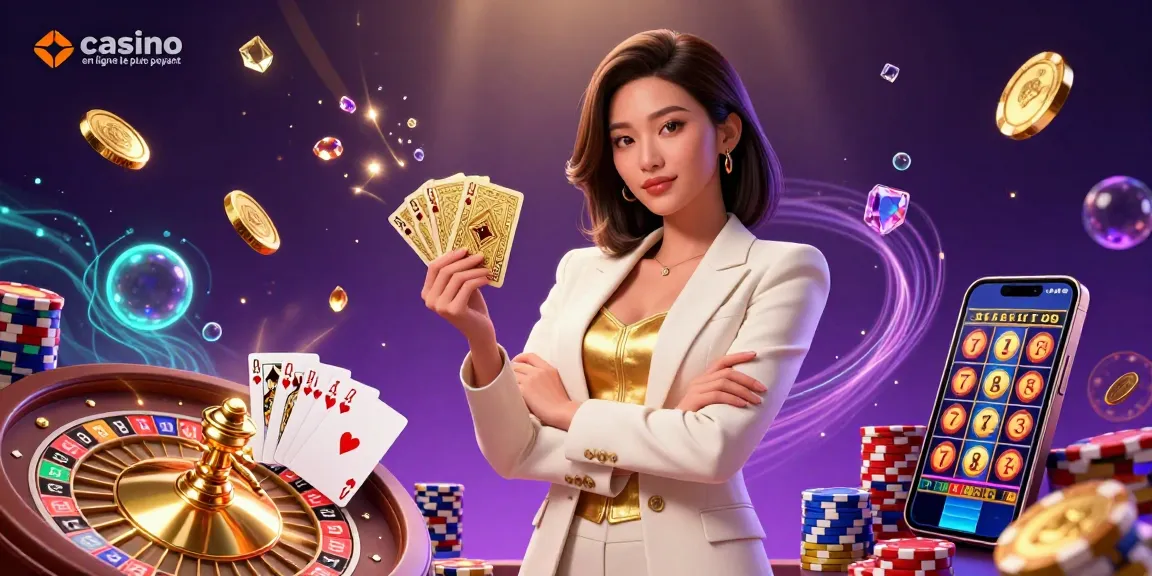 Découvrez l'excitation du casino en ligne le plus payant avec des personnages élégants et des éléments de jeu vibrants.